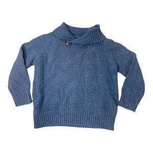 Baby Gap Blue Shawl Neck Pullover Sweater SZ 4T